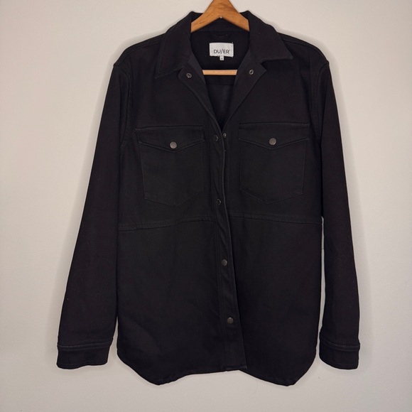 DUEr Black Women's Shacket - Picture 3 of 6